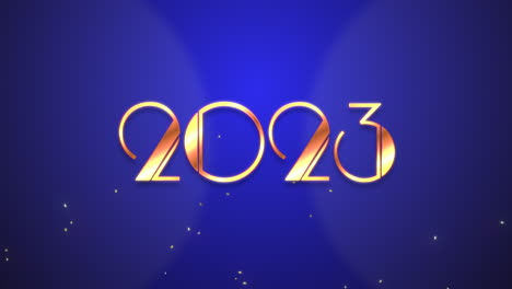 2023-Años-Con-Brillos-Dorados-En-El-Cielo-Azul