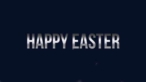 Happy-Easter-text-with-fly-confetti-on-blue-gradient