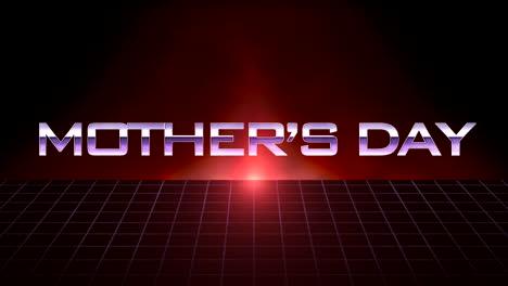 Mothers-Day-with-neon-retro-grid-in-galaxy