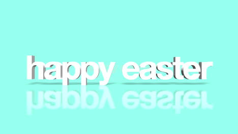 Rolling-Happy-Easter-text-on-blue-gradient