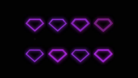 Purple-diamonds-pattern-with-led-light-in-club-style