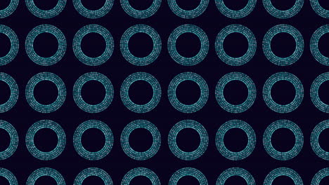 Neon-circles-pattern-with-rainbow-dots-on-black-gradient-3