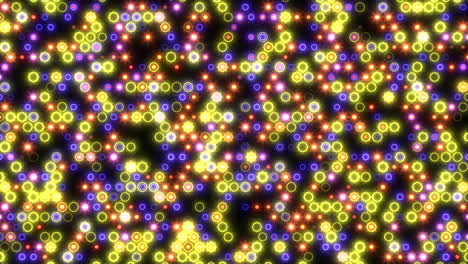 Random-digital-dots-and-rings-pattern-with-neon-led-light