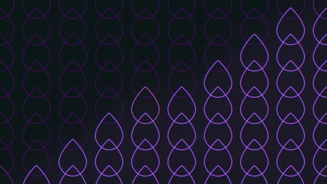 Purple-neon-drops-pattern-on-black-gradient