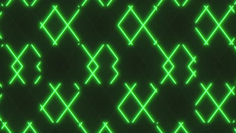 Pulse-trace-neon-green-lines-pattern-on-black-gradient