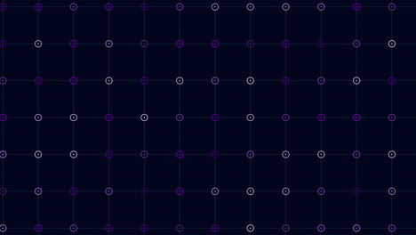 Digital-grid-with-neon-geometric-rings-in-rows