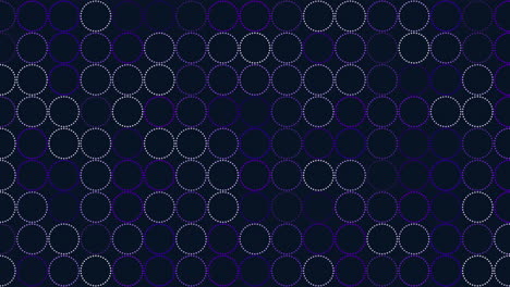 Seamless-neon-geometric-circles-pattern-in-rows