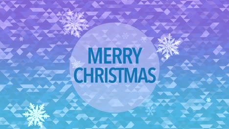 Merry-Christmas-in-circle-with-fall-snowflakes-on-purple-geometric-gradient