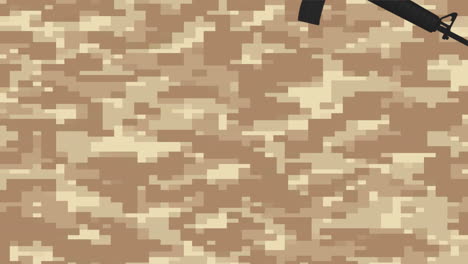 Ametralladora-En-Textura-Militar