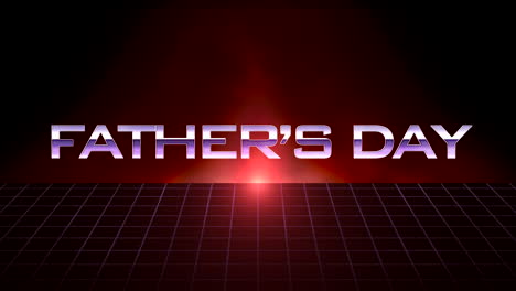 Fathers-Day-with-neon-retro-grid-in-galaxy