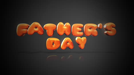 Modern-orange-Fathers-Day-text-on-fashion-black-gradient