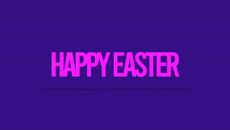 Rolling-Happy-Easter-text-on-purple-gradient