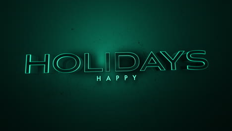 Monochrome-Happy-Holidays-on-dark-green-gradient