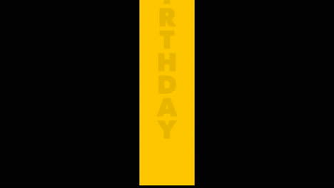 Feliz-Cumpleaños-Con-Línea-Amarilla-En-Degradado-Moderno-Negro