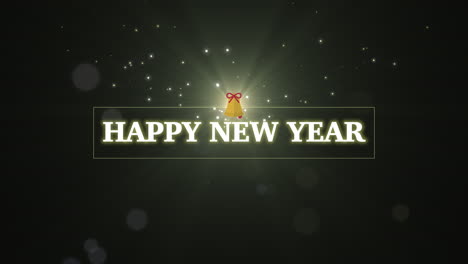 Feliz-Año-Nuevo-Con-Bell-Y-Fly-Brilla-En-La-Noche