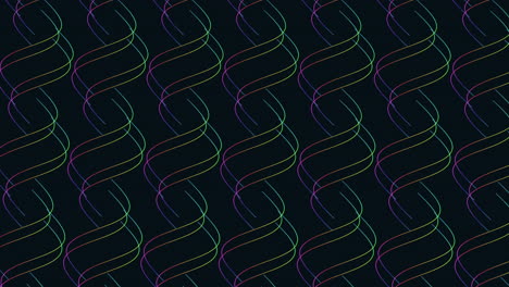 Seamless-waves-pattern-with-neon-glitters-on-dark-gradient