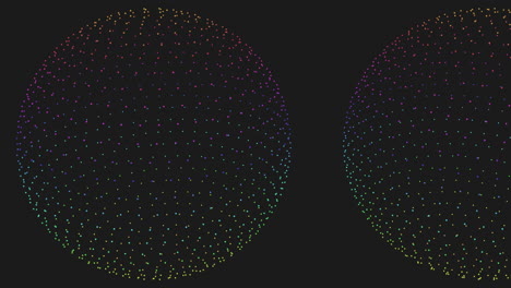 Fantasy-futuristic-spheres-with-neon-rainbow-dots-on-dark-gradient