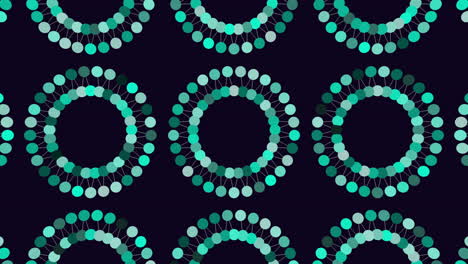 Repeat-futuristic-circles-pattern-with-dots-and-lines-on-black-gradient