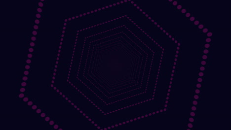Vortex-hexagon-shapes-with-neon-dots-on-dark-gradient