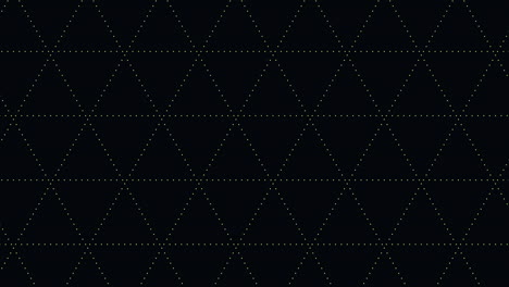 Patrón-De-Triángulos-De-Neón-Digital-En-Filas-Con-Puntos-De-Neón-En-Gradiente-Oscuro