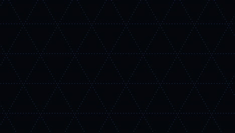 Digital-neon-triangles-pattern-in-rows-with-neon-dots-on-dark-gradient
