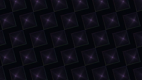 Digital-neon-cubes-pattern-in-rows-with-neon-dots-on-dark-gradient