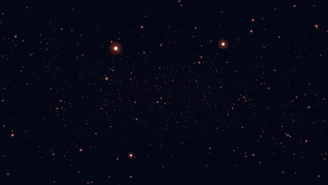Sternenfelder-Mit-Fliegendem-Buntem-Staub-Und-Glitzern-In-Einer-Dunklen-Galaxie