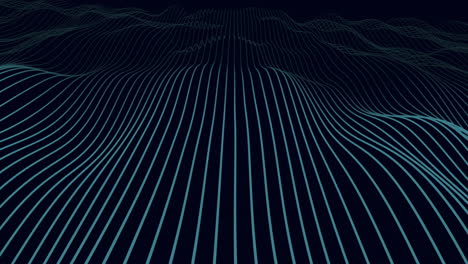 Neon-abstract-waves-pattern-on-black-gradient