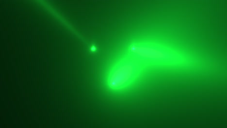 Leuchtende-Neongrüne-Scheinwerferstrahlen-Auf-Der-Disco-Bühne