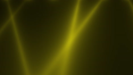 Gelbe-Neonlichtstrahlen-Auf-Der-Bühne