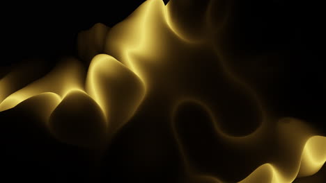 Twisted-yellow-smoke-and-fire-on-black-gradient
