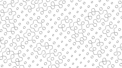 Monochromatic-liquid-white-geometric-dots-in-rows