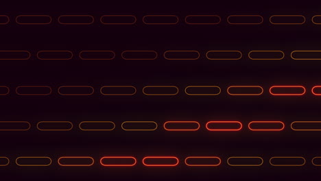 Pulse-neon-red-lines-pattern-in-rows-on-black-gradient