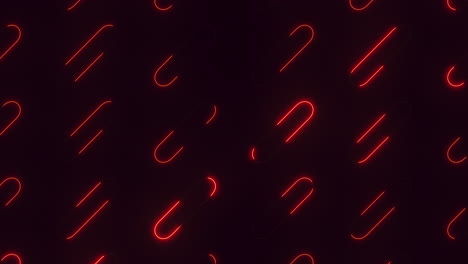 Futuristic-neon-red-lines-in-rows-on-black-gradient