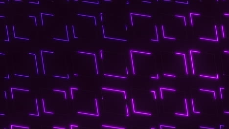 Futuristic-neon-purple-diamond-in-rows-on-black-gradient