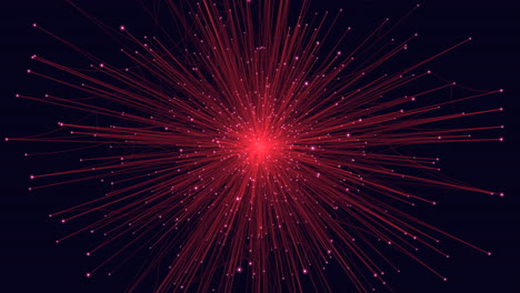Nahaufnahme-Eines-Großen-Sternblitzes-Mit-Neonpunkten-Und-Strahlen-Auf-Schwarzem-Farbverlauf