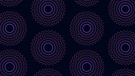 Psychedelic-and-twisted-seamless-circles-pattern-in-dark-space