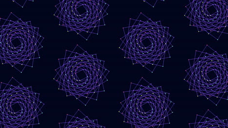Psychedelic-and-twisted-seamless-cubes-pattern-in-dark-space