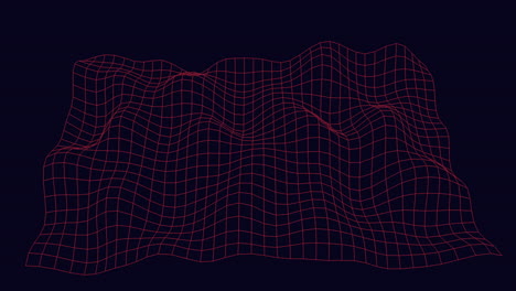 Fantasy-waves-pattern-with-neon-grid