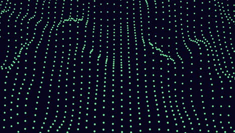 Fantasy-waves-pattern-with-neon-dots-in-rows