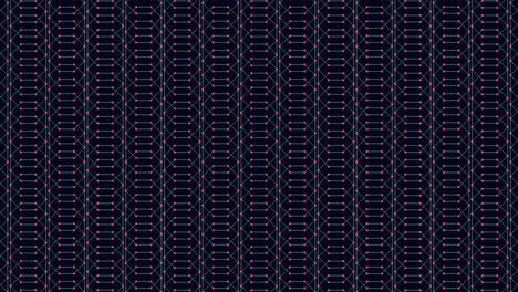 Seamless-neon-geometric-dots-pattern-in-rows