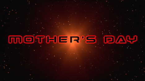 Mothers-Day-with-gold-flash-of-star-in-galaxy