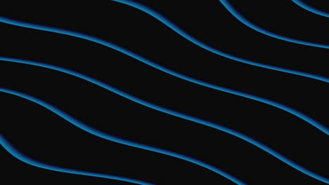 Blaues-Wellenmuster-Auf-Schwarzem-Farbverlauf