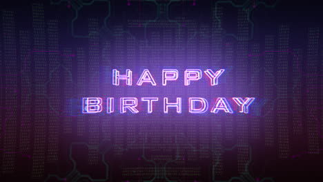 Feliz-Cumpleaños-Con-Matriz-Cyberpunk-Y-Elementos-Hud