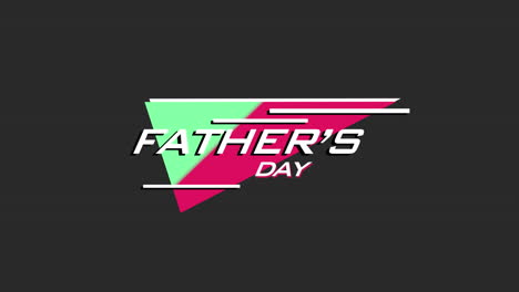 Fathers-Day-with-colorful-retro-triangle-and-lines-on-black-gradient