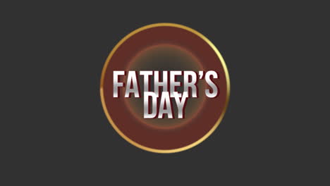 Fathers-Day-in-gold-circle-with-flying-glitters-on-dark-space