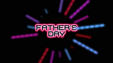 Fathers-Day-in-circle-with-neon-lines-on-dark-space