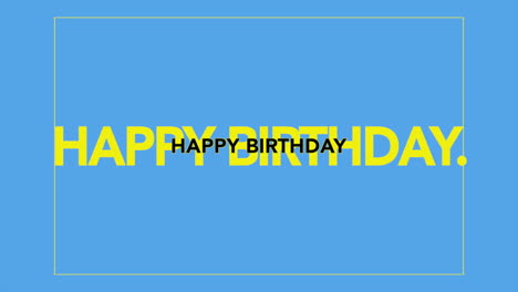 Modern-Happy-Birthday-text-in-frame-on-blue-gradient