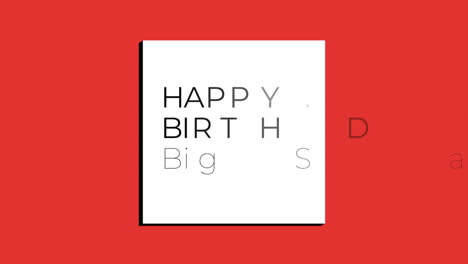 Modern-Happy-Birthday-and-Big-Sale-text-in-frame-on-red-gradient