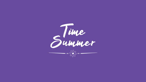 Summer-Time-with-white-flower-on-purple-gradient